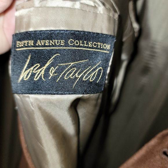 Mens sz 46 T Lord & Taylor Fifth Avenue Collection Blazer Sport Coat Microfiber - Picture 2 of 14